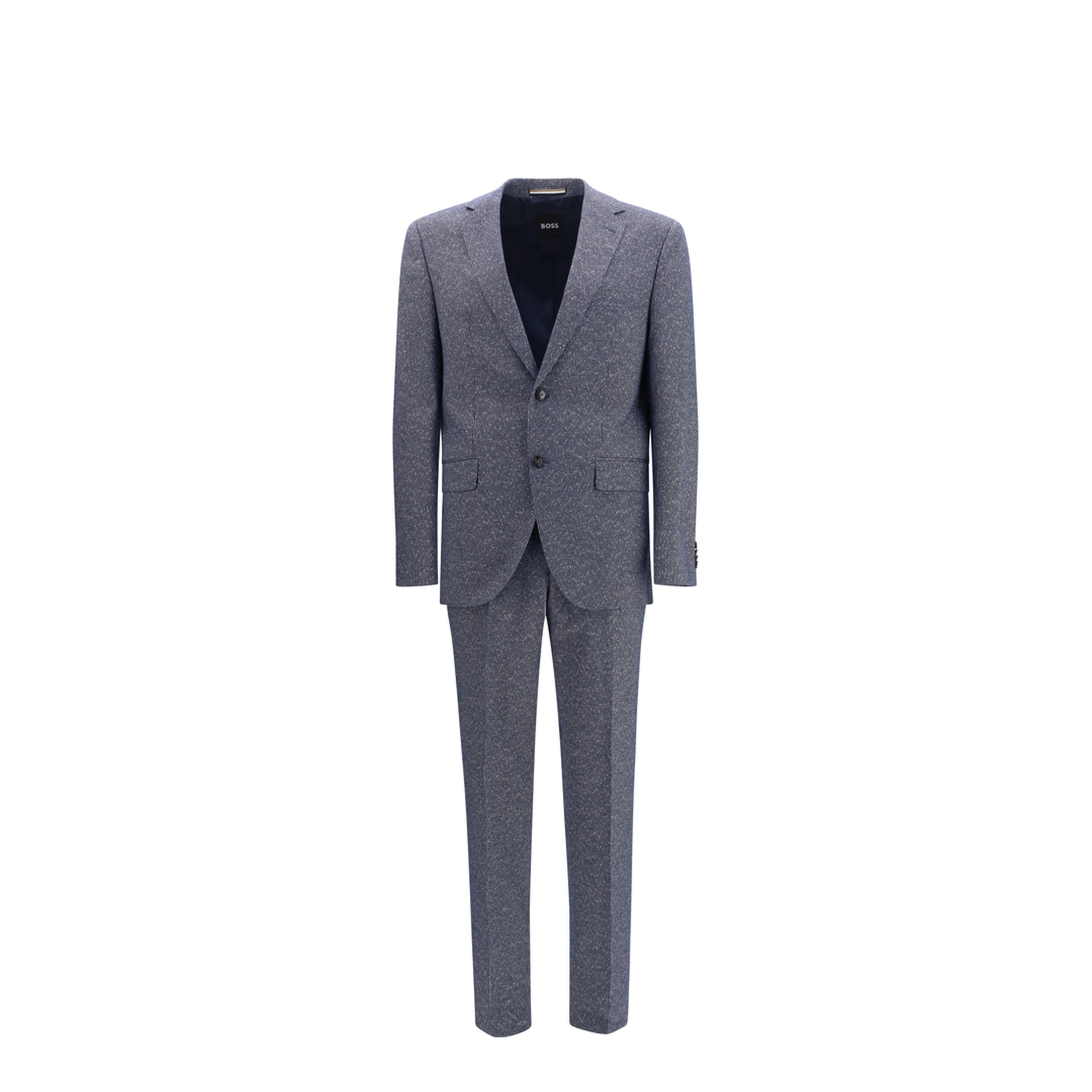 Striped Viscose and Cotton Blend Suit - Image 1
