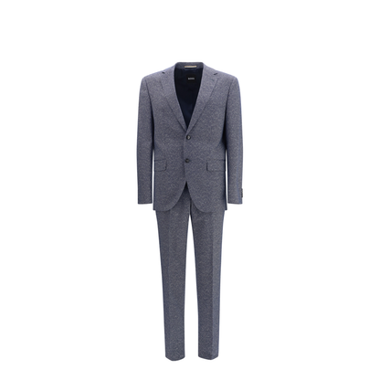 Striped Viscose and Cotton Blend Suit - Image 1