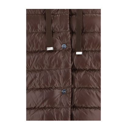 Down Jacket With Wool Sleeves - Image 3