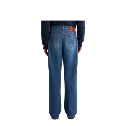 Straight-Leg Jeans with Pegaso - Image 3