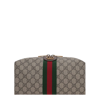 Savoy Small Canvas Toiletry Case - Gray - Image 1