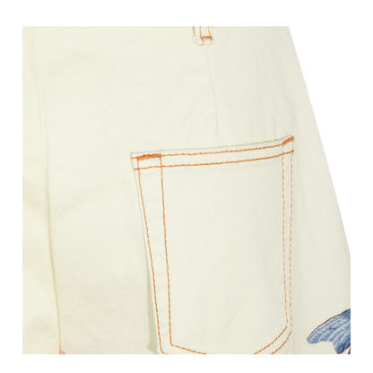 Women's Multicolor Pattern Jeans - Image 9