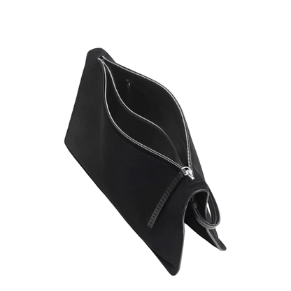 Glove Pochette Calf Leather Clutch - Black - Image 2