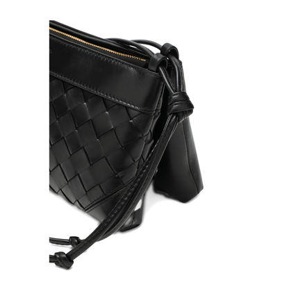 Andiamo Leather Crossbody Bags - Black - Image 5