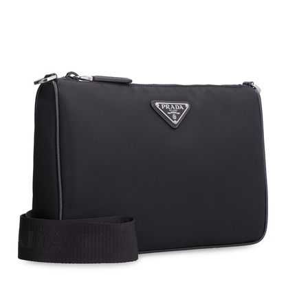 Logo Plaque Zipped Messenger Bag - Image 5