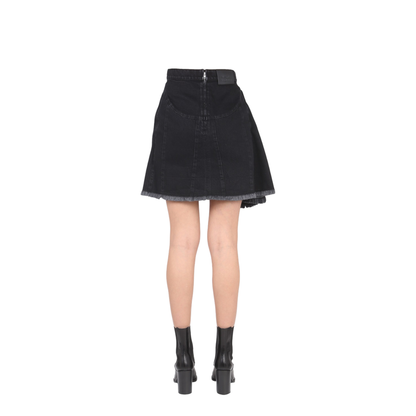 Asymmetrical Mini Skirt - Image 4