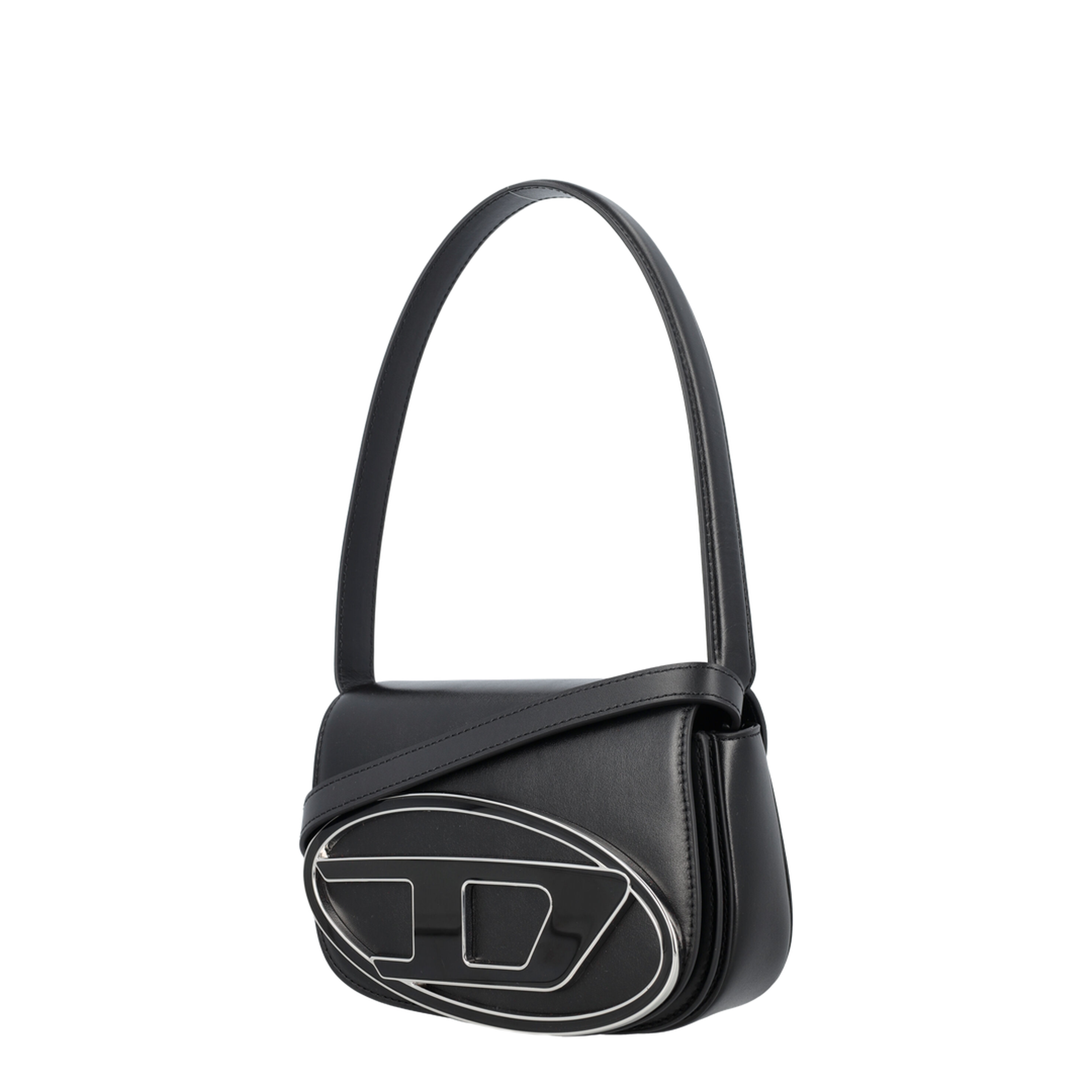 1DR-Iconic Nappa Leather Shoulder Bag - Black - Image 3