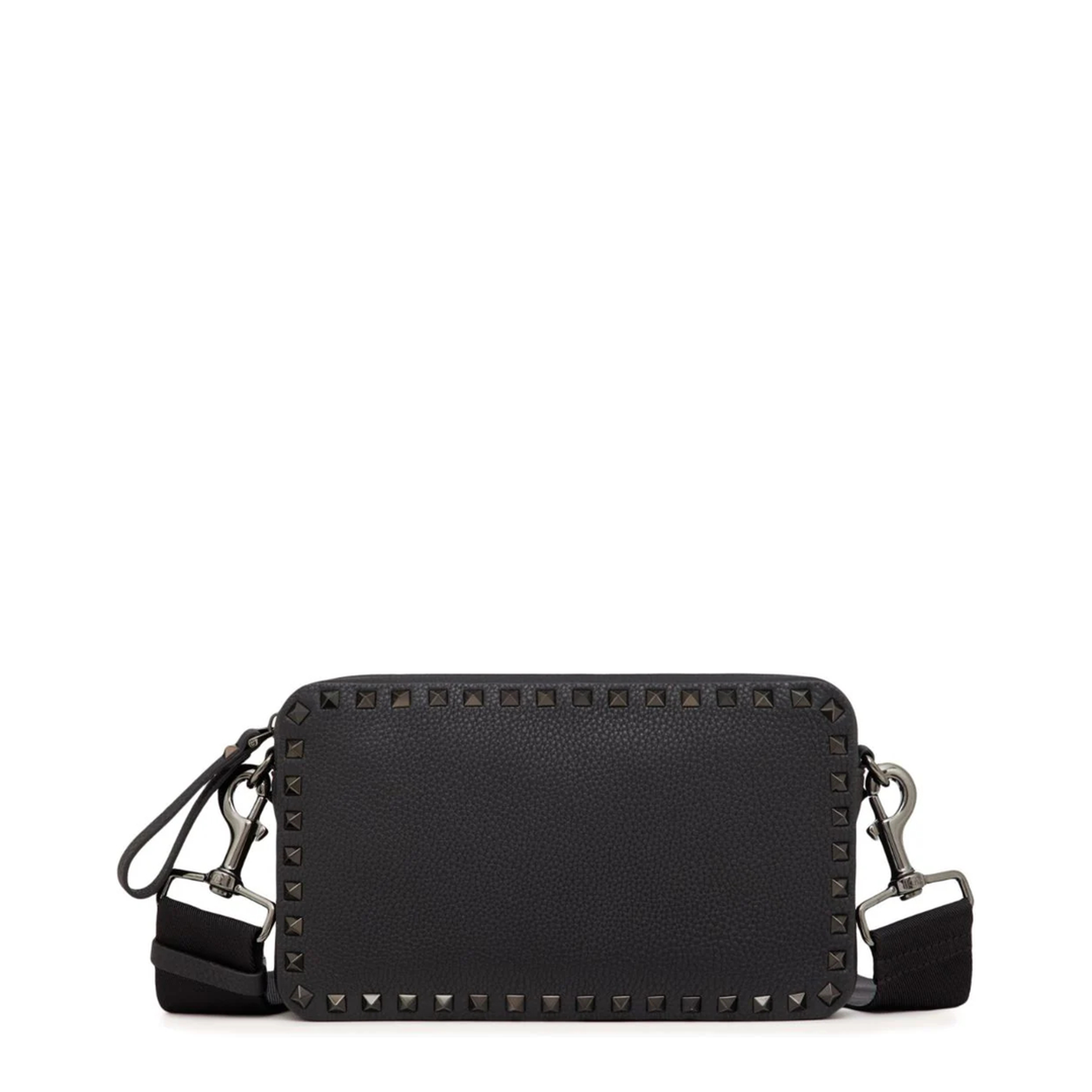 Rockstud Grainy Calfskin Crossbody Bag - Image 1