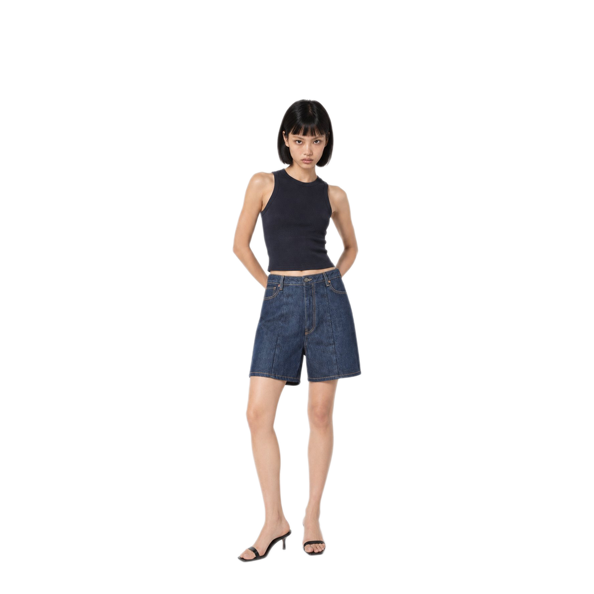 Midnight Denim Shorts - Image 2