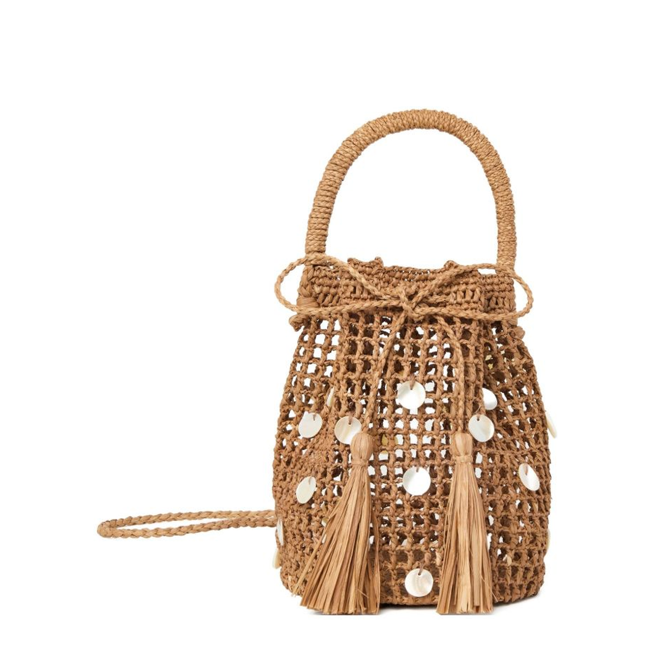 Rafia Bucket Bag - Image 1