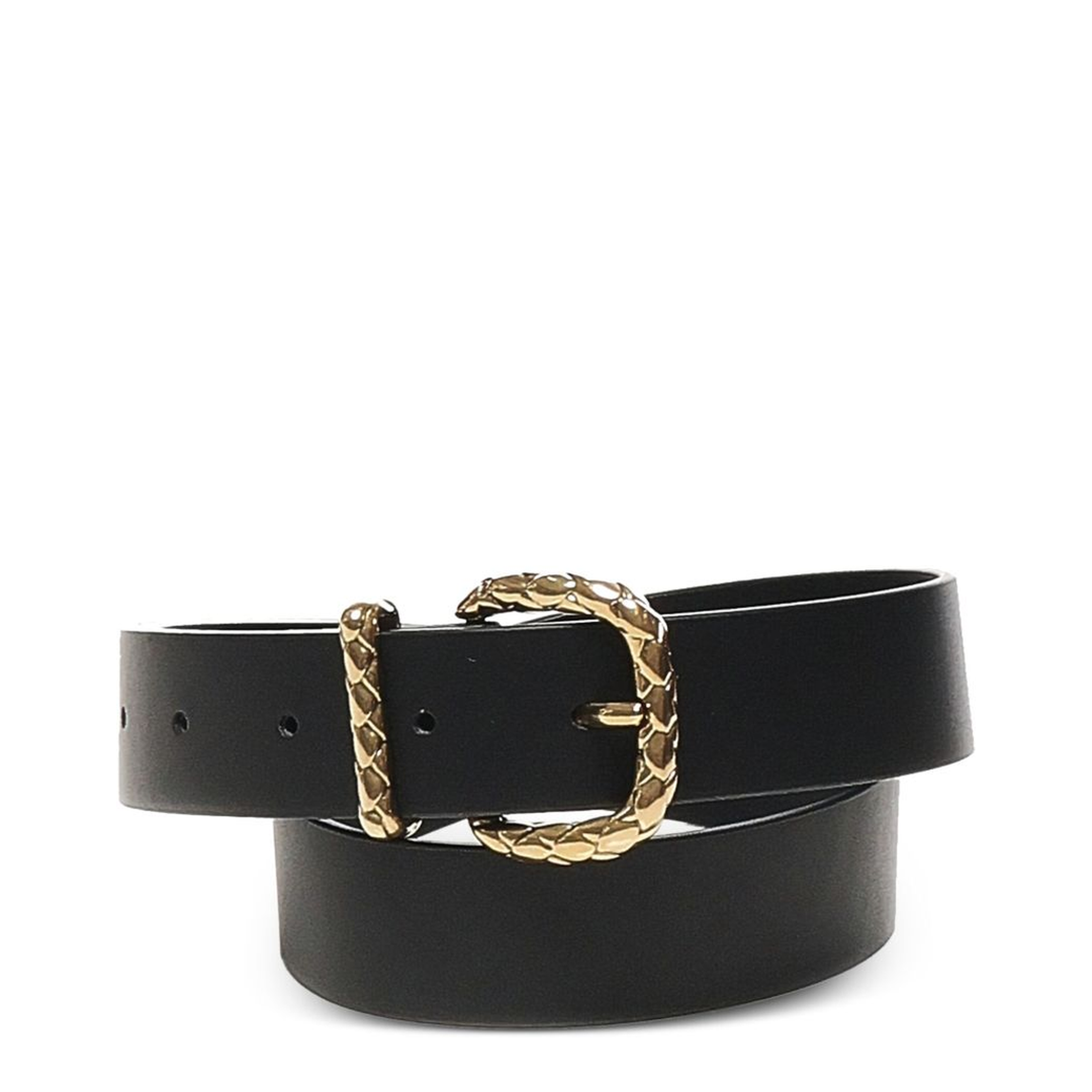 Coaxial Loop Belt in Black - Image 1