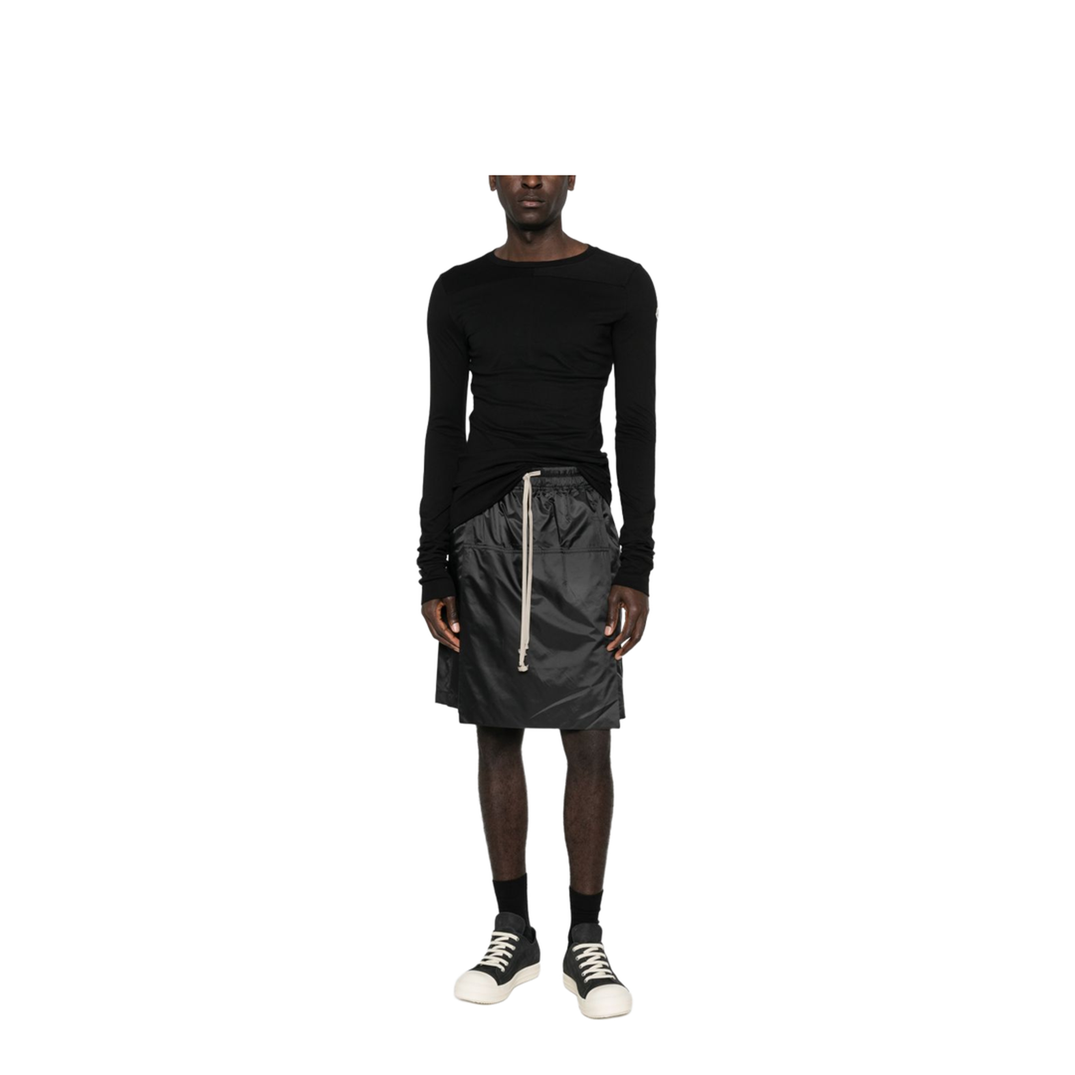 Black Cotton Sweater - Image 2