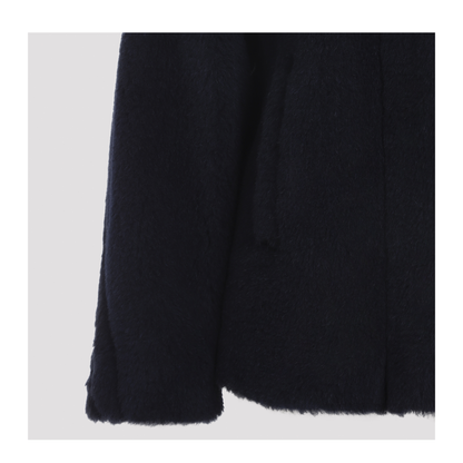 Fuggito Short Blue Teddy Coat - Image 5