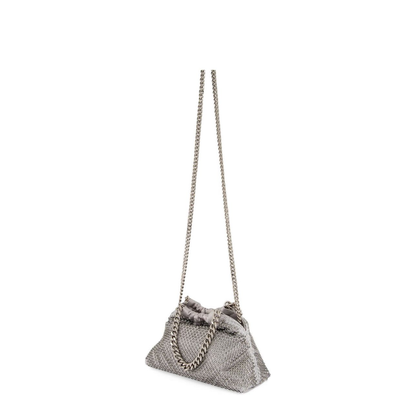 Falabella Mini Polyester Drawstring Bag - Argento - Image 2