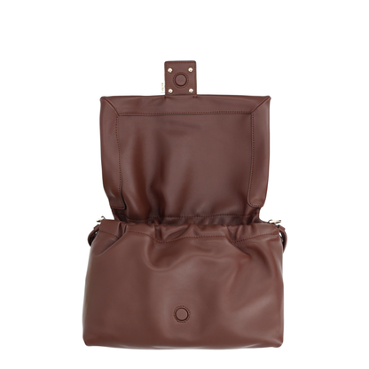 Mamma Baguette Medium Leather Shoulder Bag - Brown - Image 4