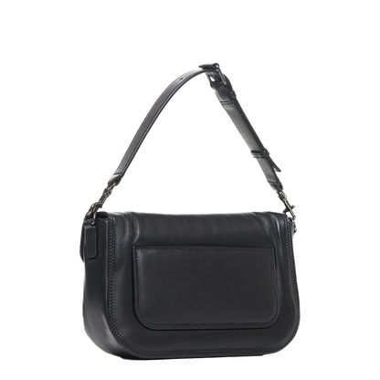 Black Nappa Leather Shoulder Bag - Image 2