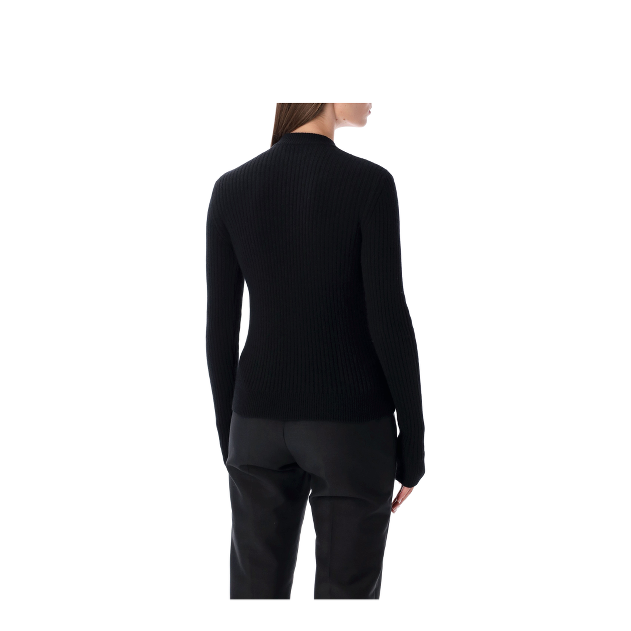 Ribbed Sweater Black - Image 2