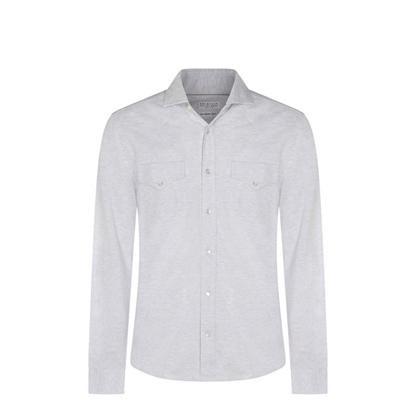 Piqué Cotton Shirt - Image 1