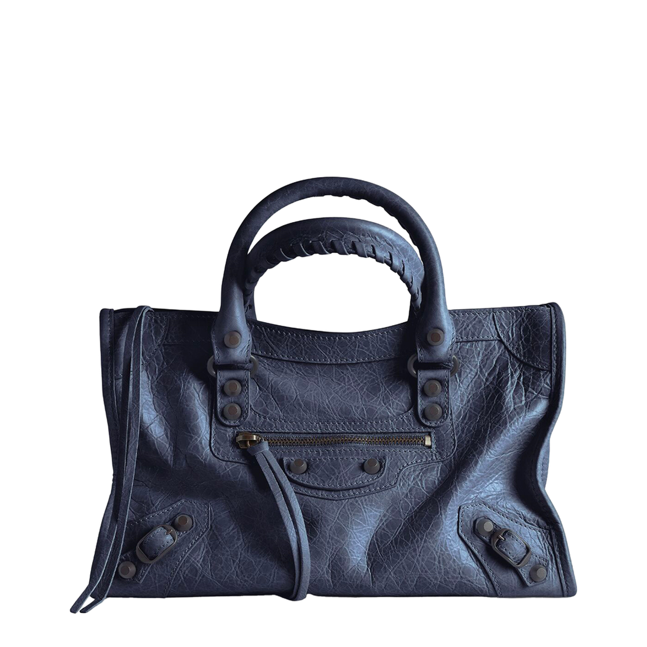 Le City Small Arena Lambskin Top-Handle Bag - Dark Maree - Image 1