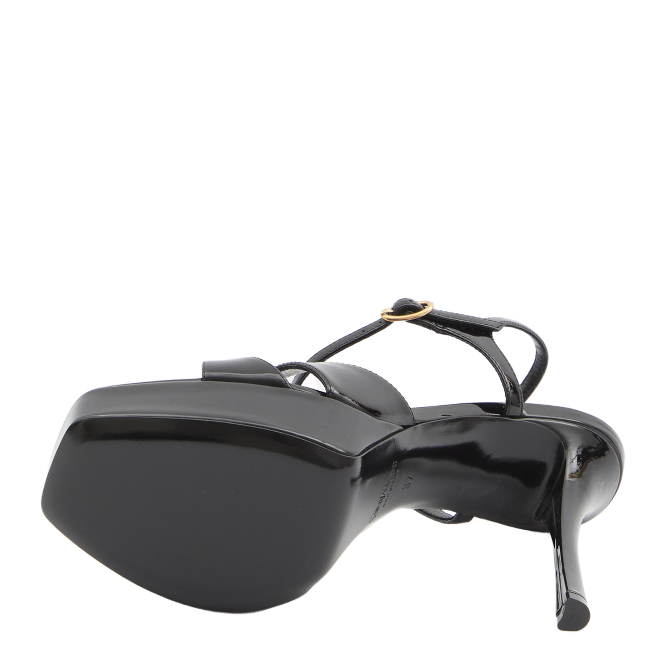 Debbie Platform Sandals in Patent Leather - Image 4