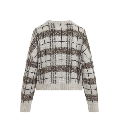 Check Sweater - Image 4