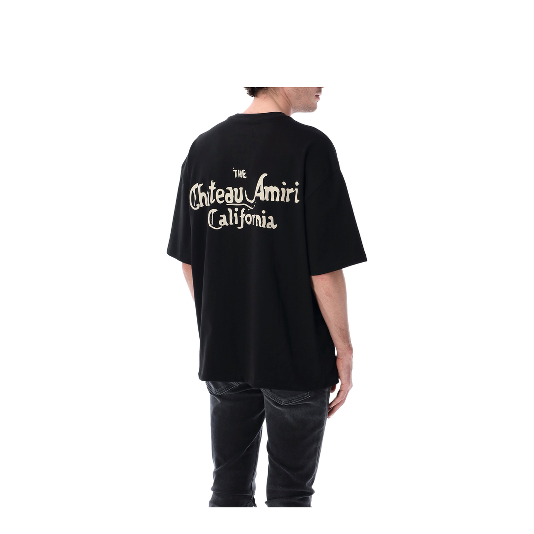 Black Cotton T-Shirt - Image 2