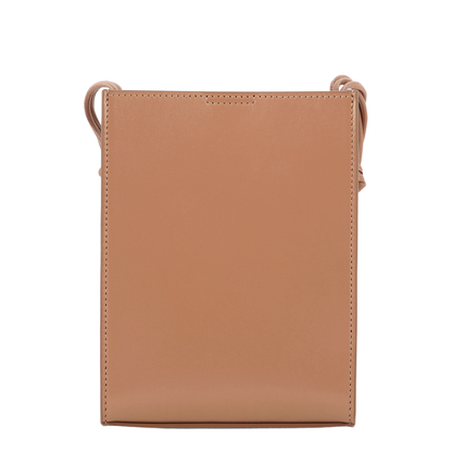 Dark Pink Leather Small Tangle Shoulder Bag - Image 3