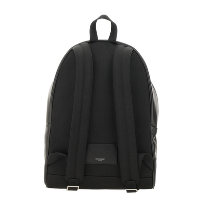City Leather Backpack - Black - Image 2