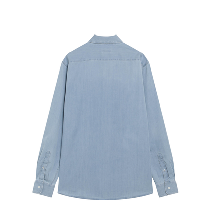 Easy Fit Shirt in Light Blue Denim - Image 2