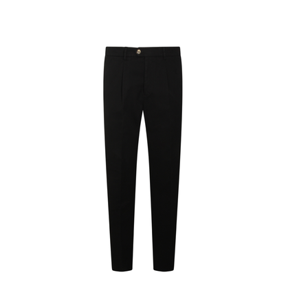 Black Cotton Pants - Image 1