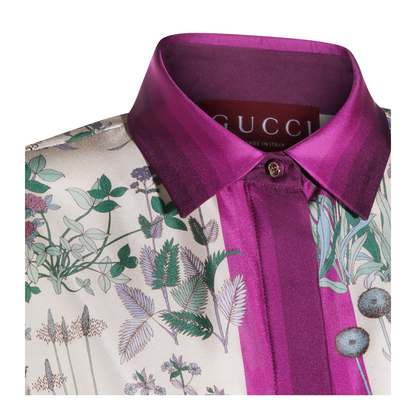 Printed Silk Twill Shirt - Image 5