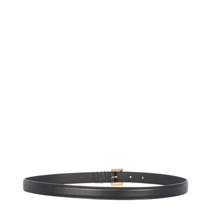 CASSANDRE thin belt in smooth leather in Black - Image 2