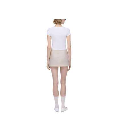 Tweed Mini Skirt - Image 3