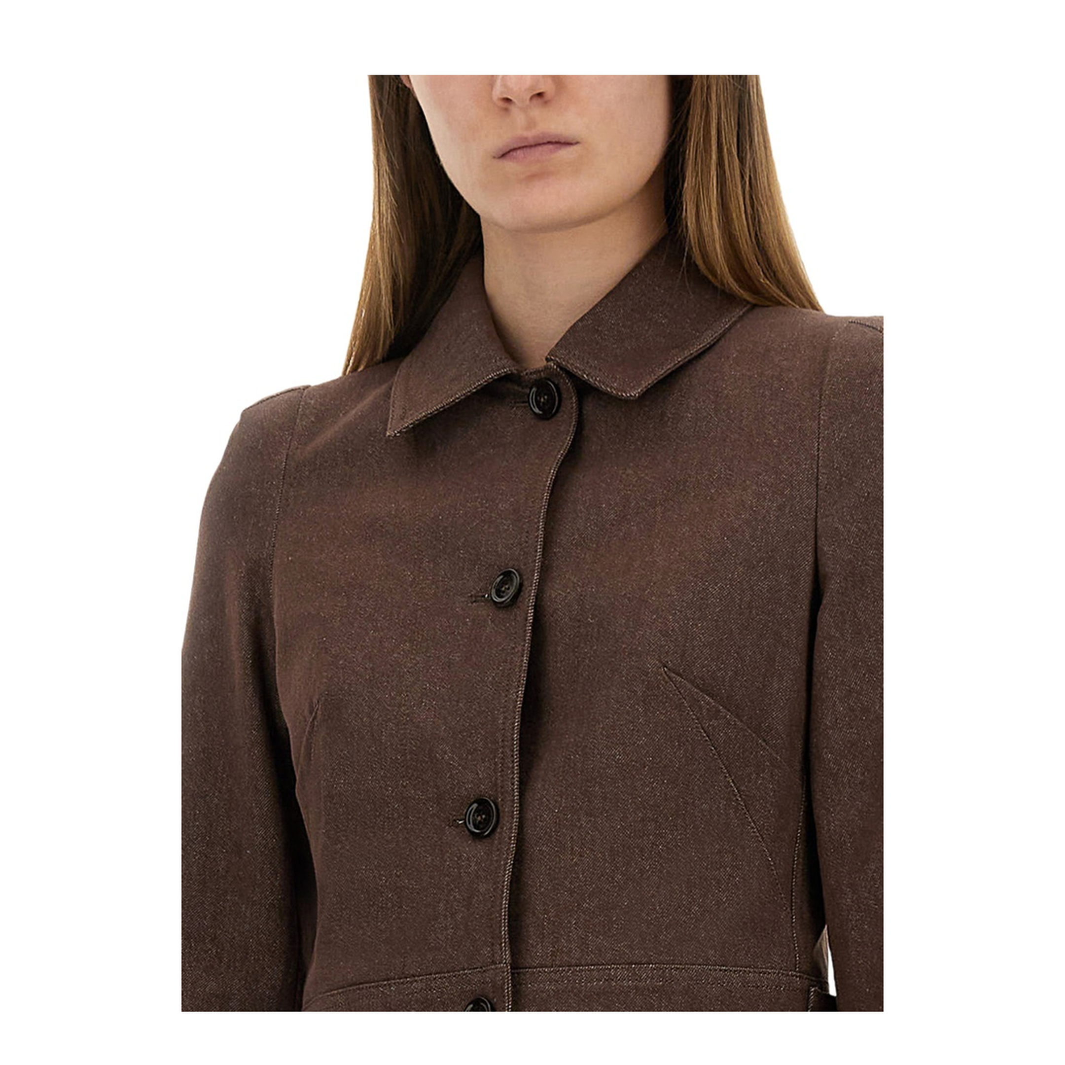 Brown Carp Jacket Cotton - Image 4