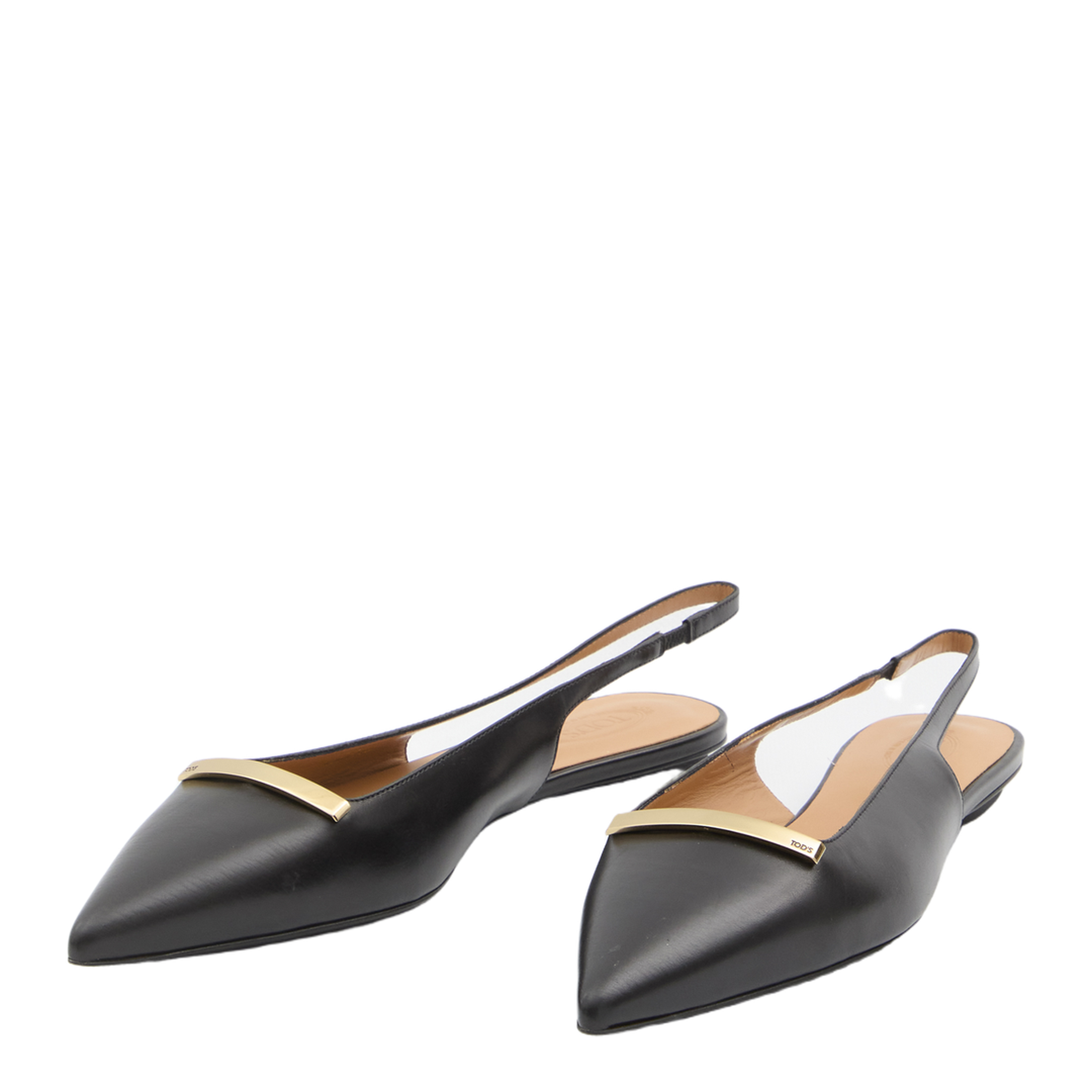 Leather Slingback Ballerinas - Image 5