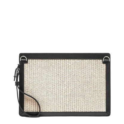 Clutch Bag Cotton Beige - Image 2