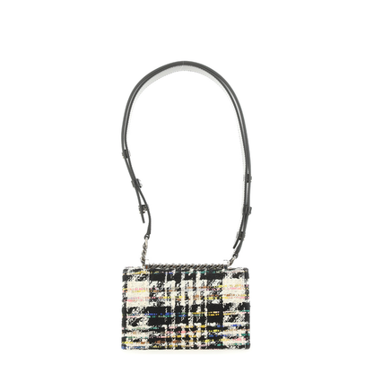 Jewelled Satchel Mini Tweed Crossbody Bag - Image 4