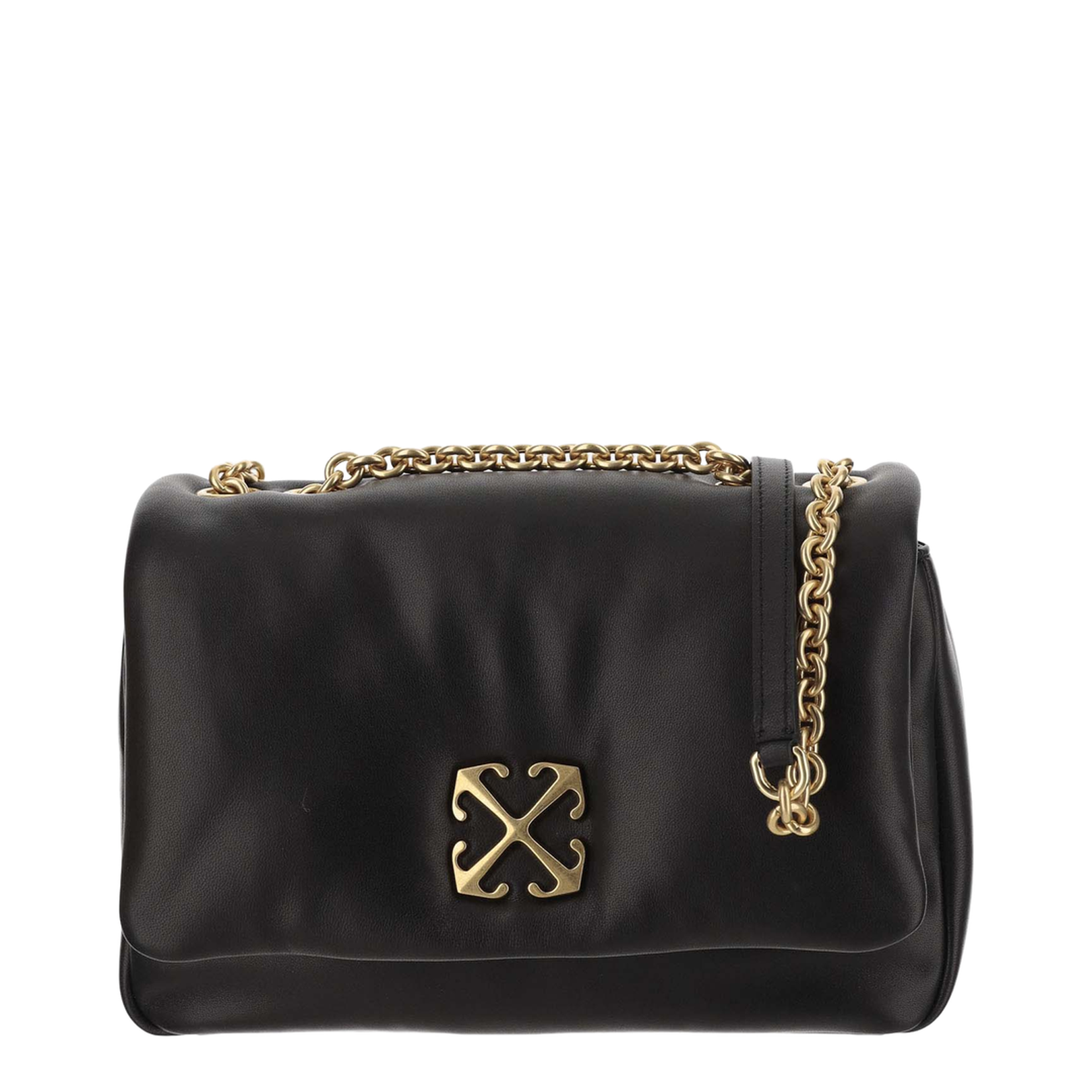 Jitney Puffer Shoulder Bag Black - Image 1