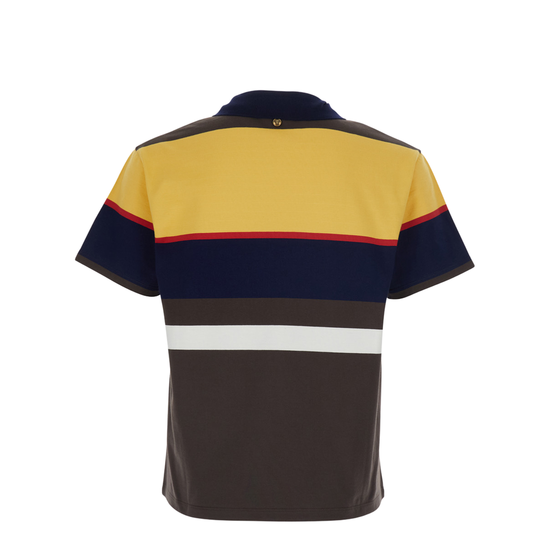 Men's Multicolor Striped Cotton T-Shirt - Image 2