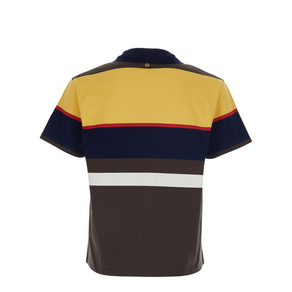 Men's Multicolor Striped Cotton T-Shirt - Image 2
