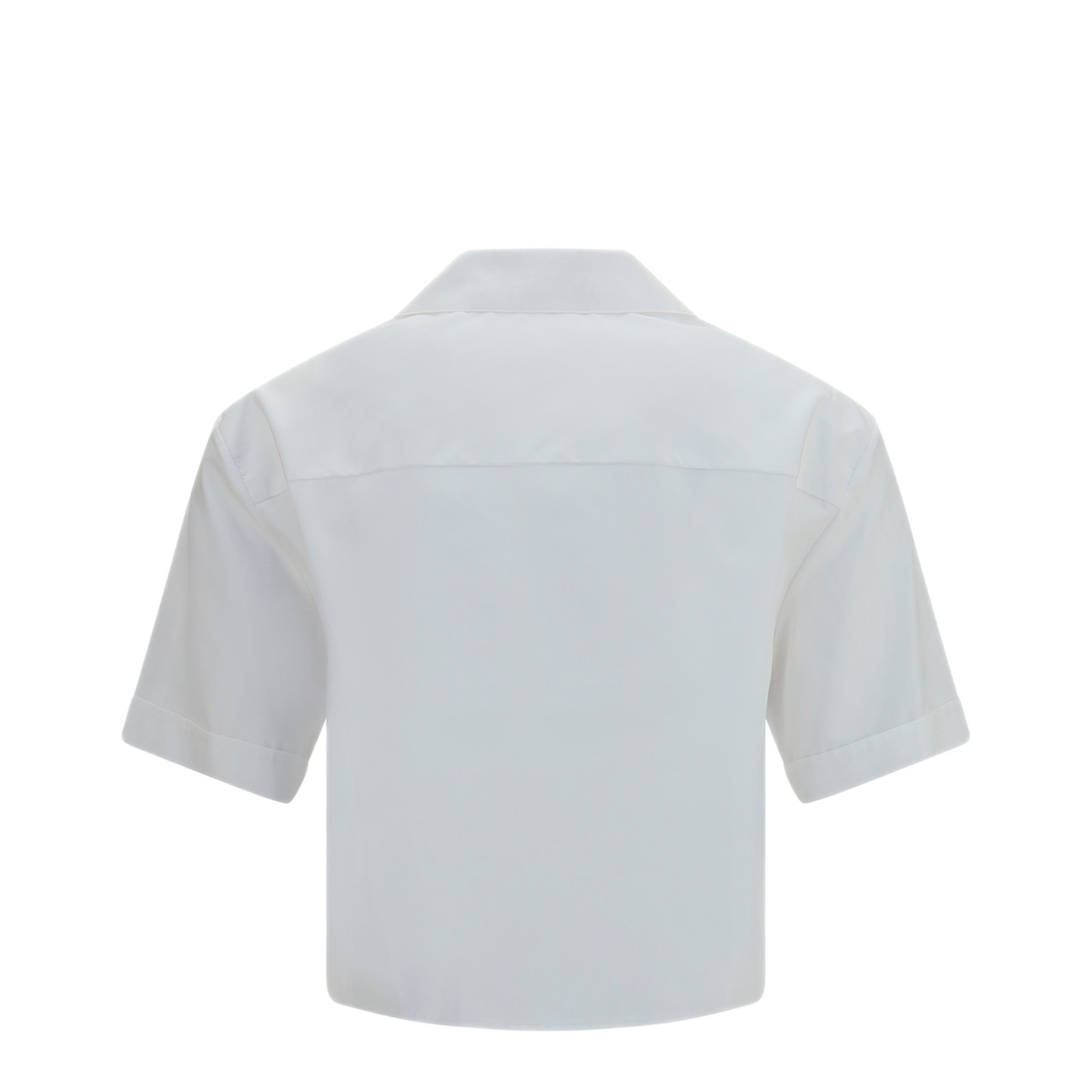Cropped Cotton Poplin Shirt - Image 2