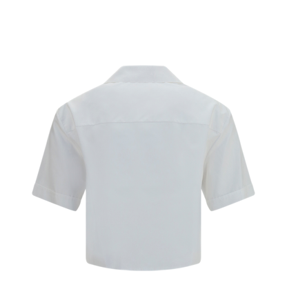 Cropped Cotton Poplin Shirt - Image 2