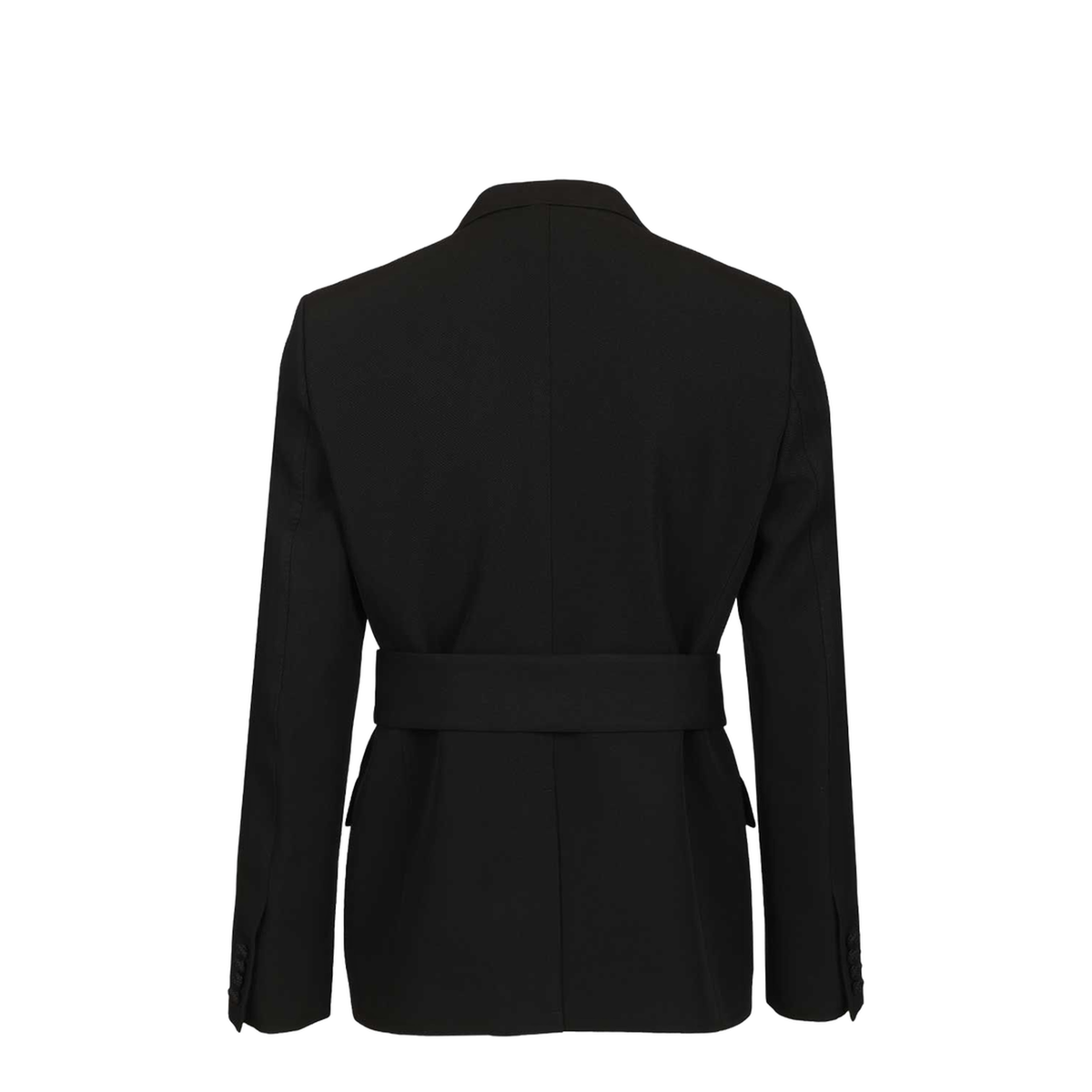 Virgin Wool Blazer With Belt - Image 2