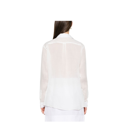 White Double Collar Shirt - Image 2