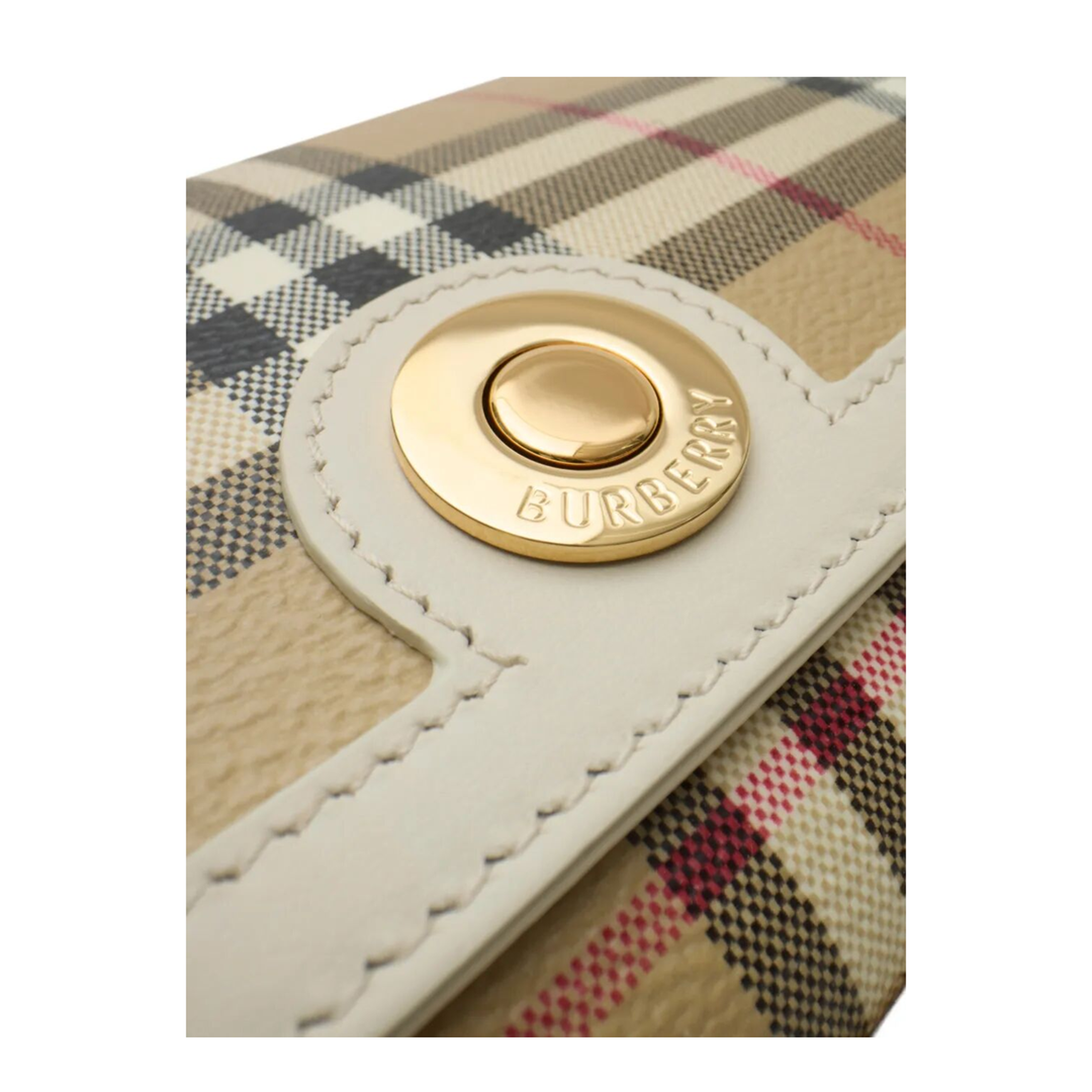 Note Coated Canvas Top Handle Bag - Archive Beige/Briar Brown - Image 2
