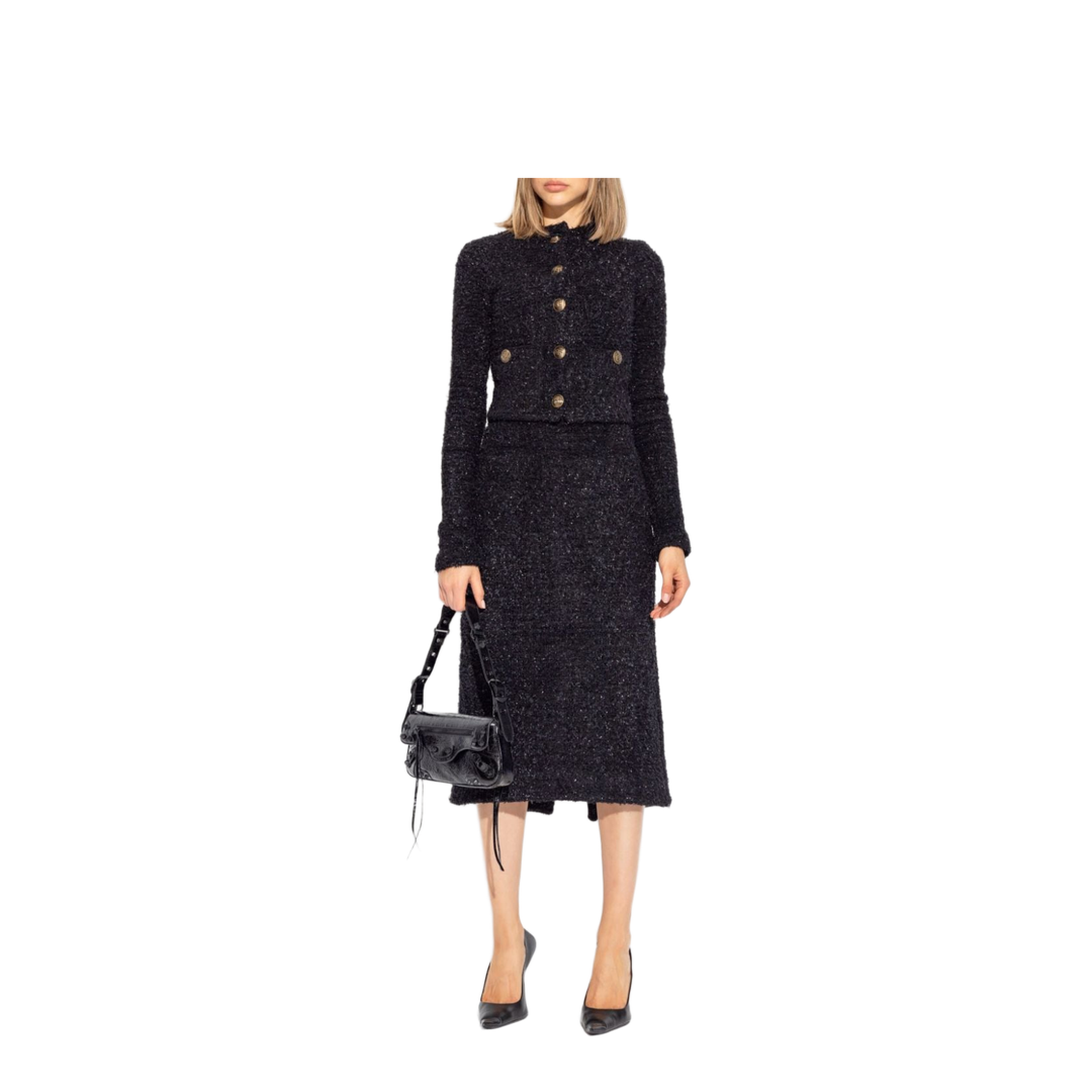 Tweed Midi Skirt - Image 3
