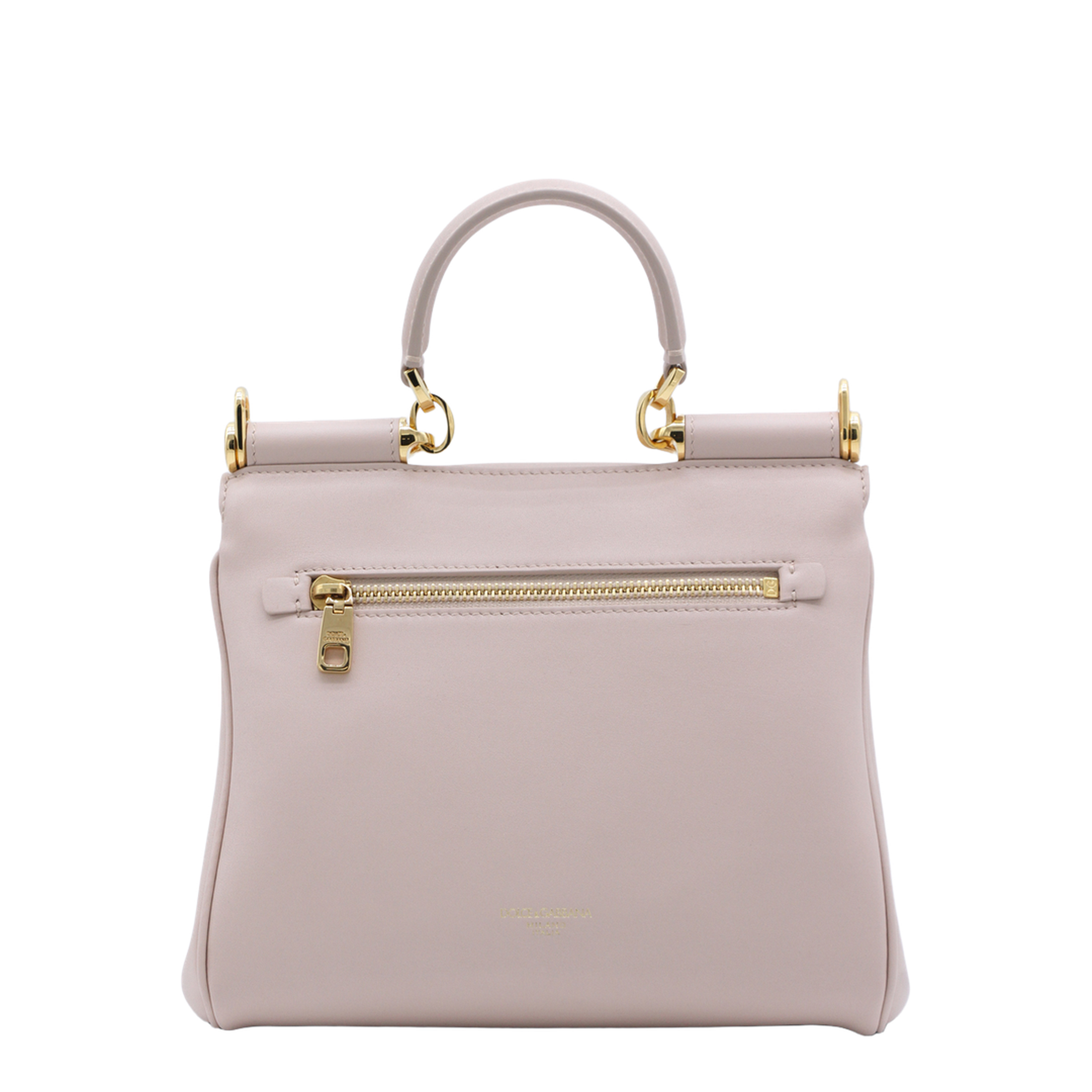 My Sicily Small Calfskin Handbag - Beige - Image 6