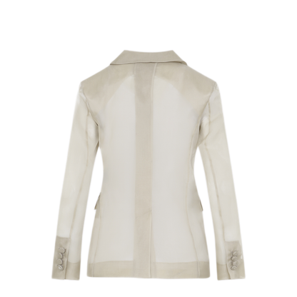 Pianoforte Slogan Organza Jacket - Image 4