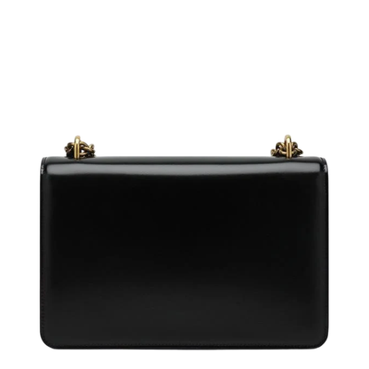 Black Leather Shoulder Bag - Image 2