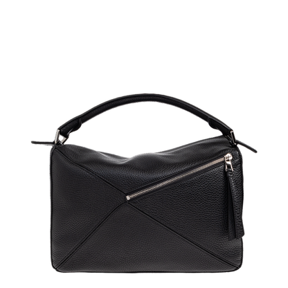 Puzzle Large Hand Bag Black - Image 3